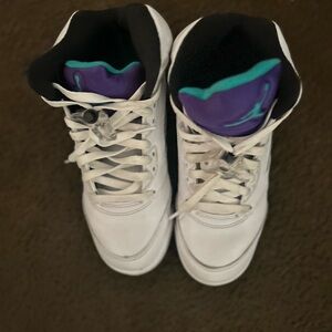 Jordan Kids Sneakers White and Purple